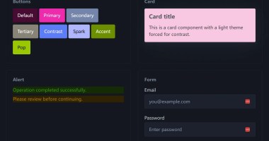 accessible-themeable-pure-css-framework