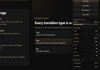 TailwindCSS HTML Presentation Library – tw-slide