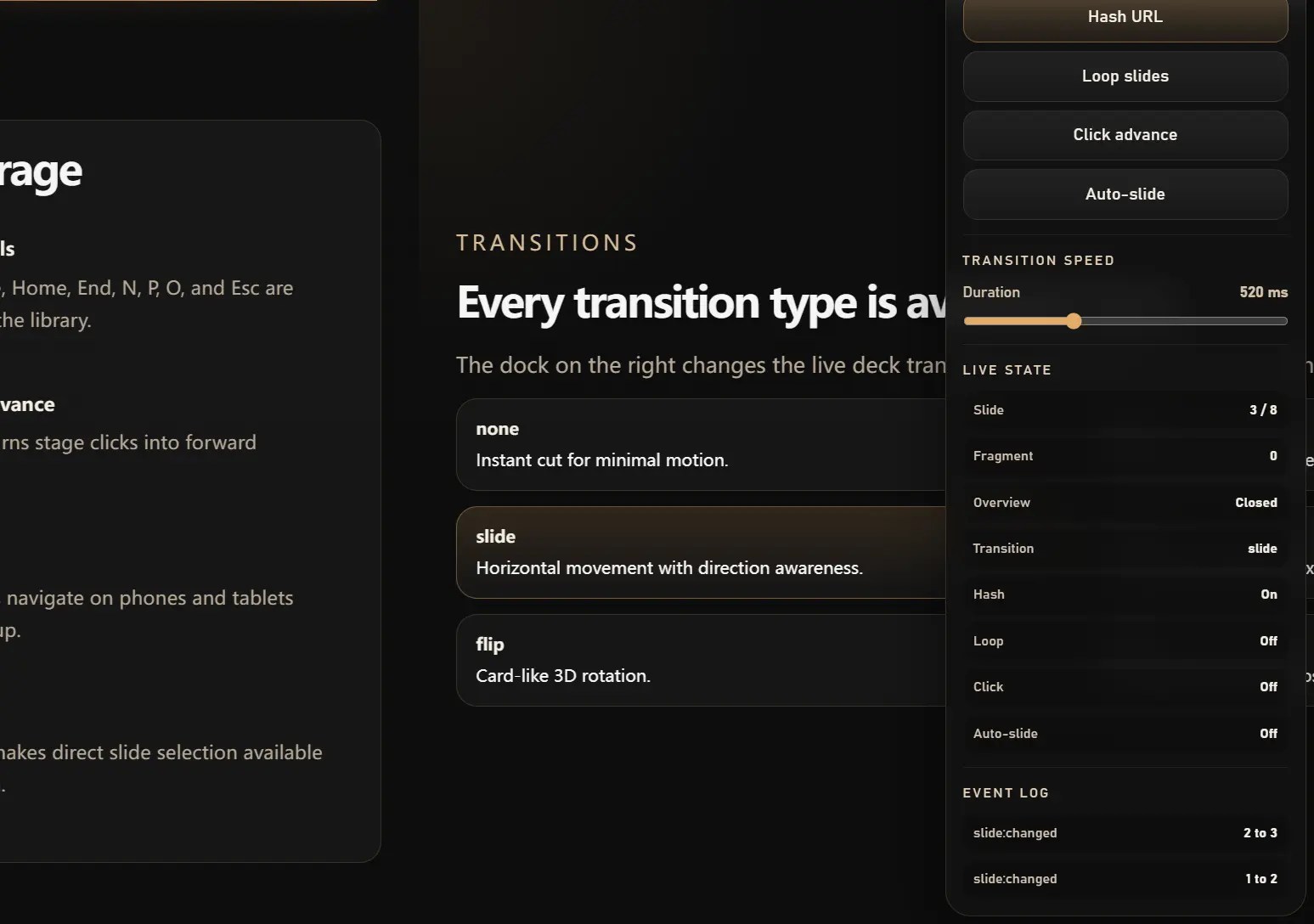 TailwindCSS HTML Presentation Library – tw-slide