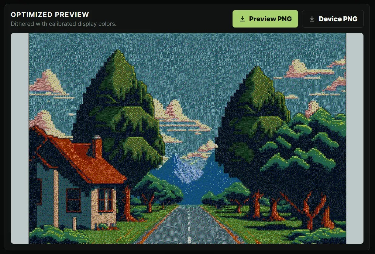 Dither Images for E-Paper Displays in JavaScript – EPD Optimize