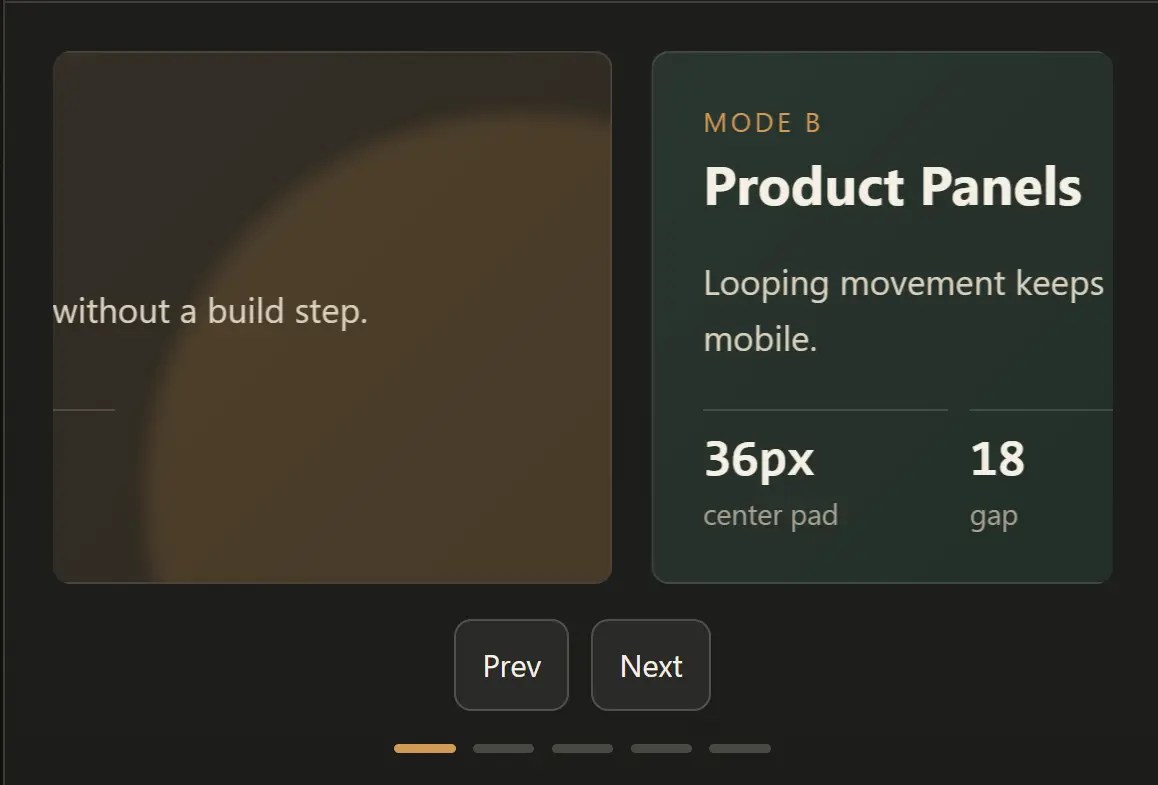 Touch-Ready, High-Performance Vanilla JS Slider – Pagiflow