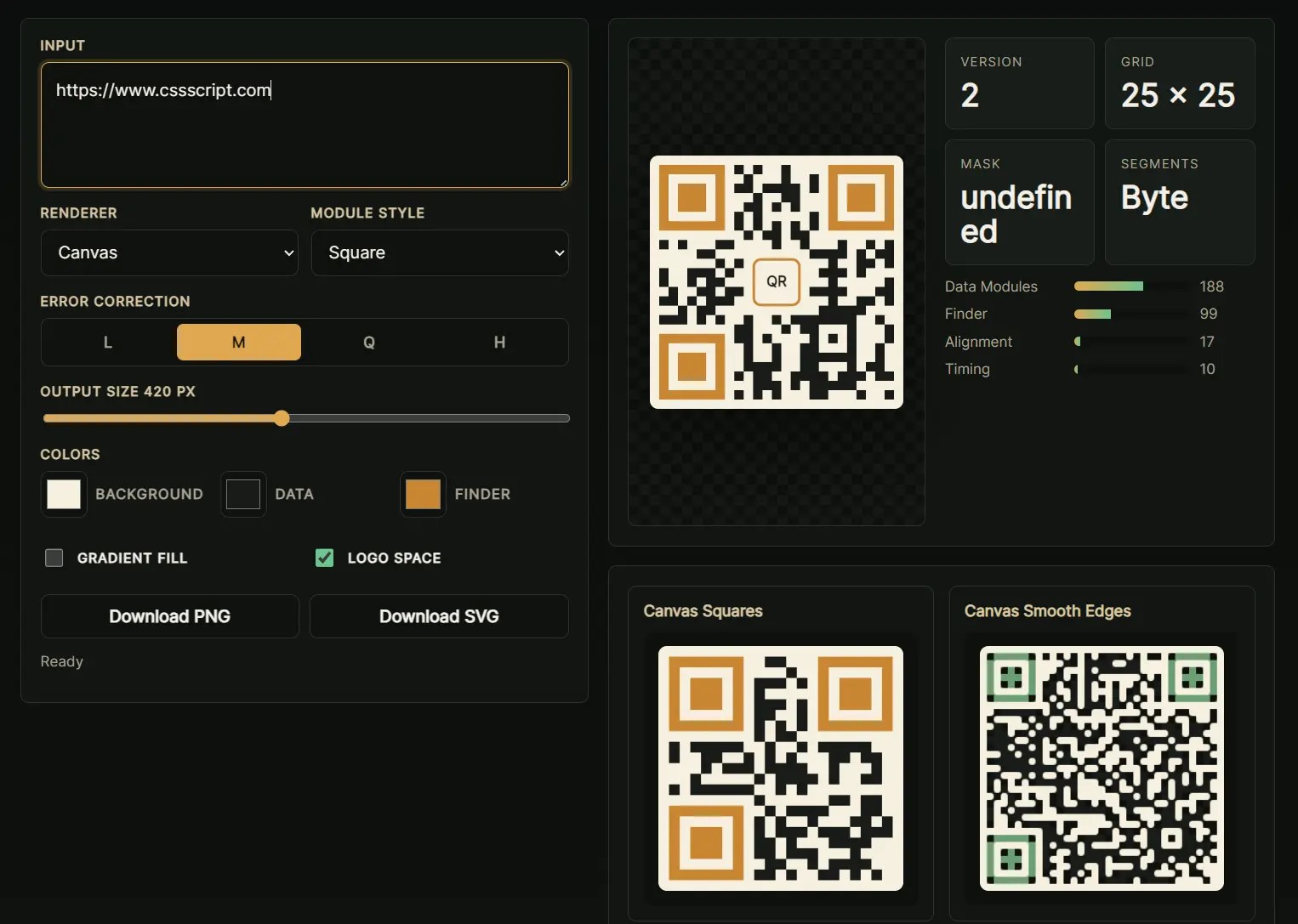 qrGrid: Custom QR Code Generator with Logos and Gradients