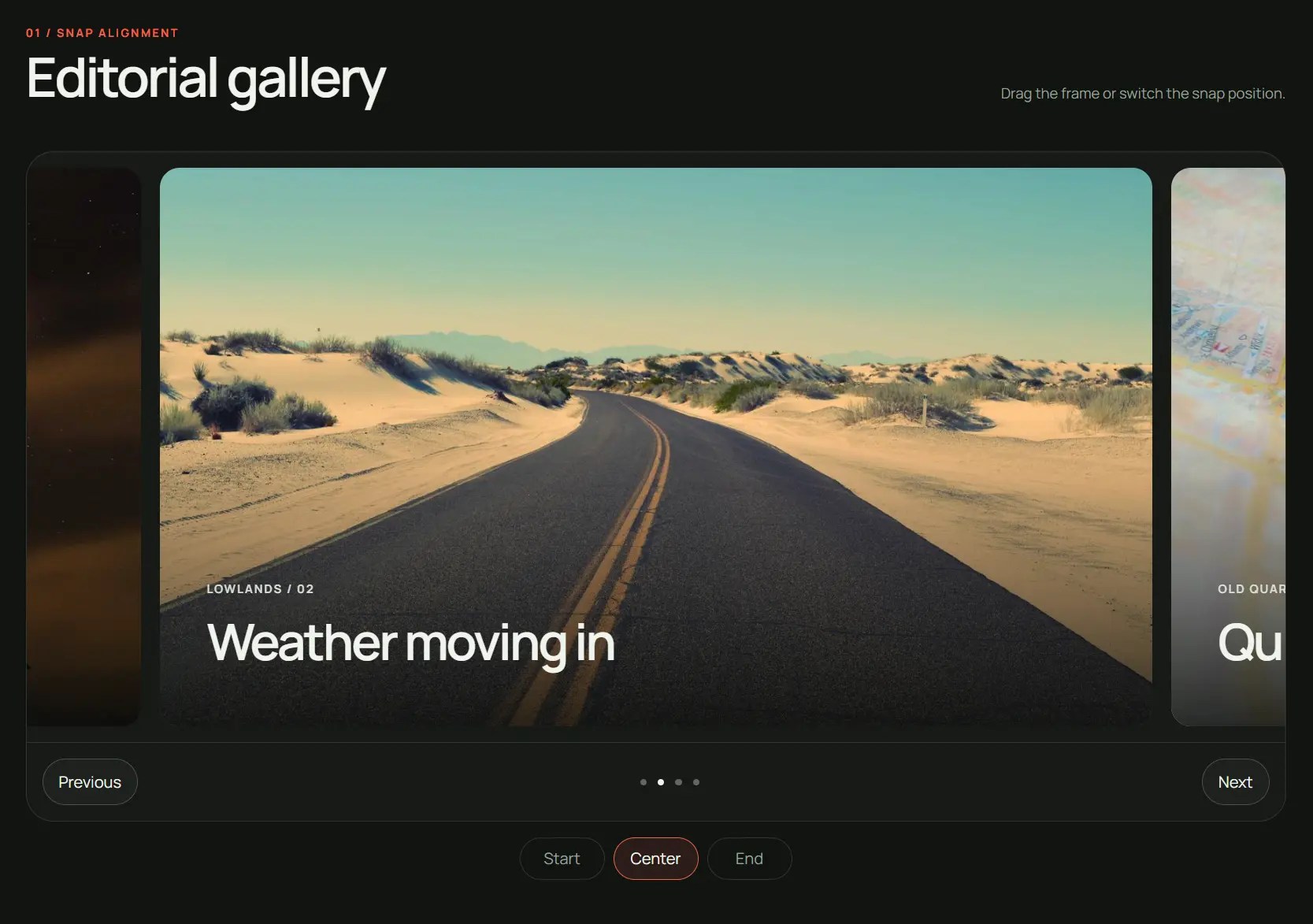 Native Scroll Carousel Web Component with Drag