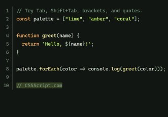 code-input.js: Editable Syntax-Highlighted Textarea