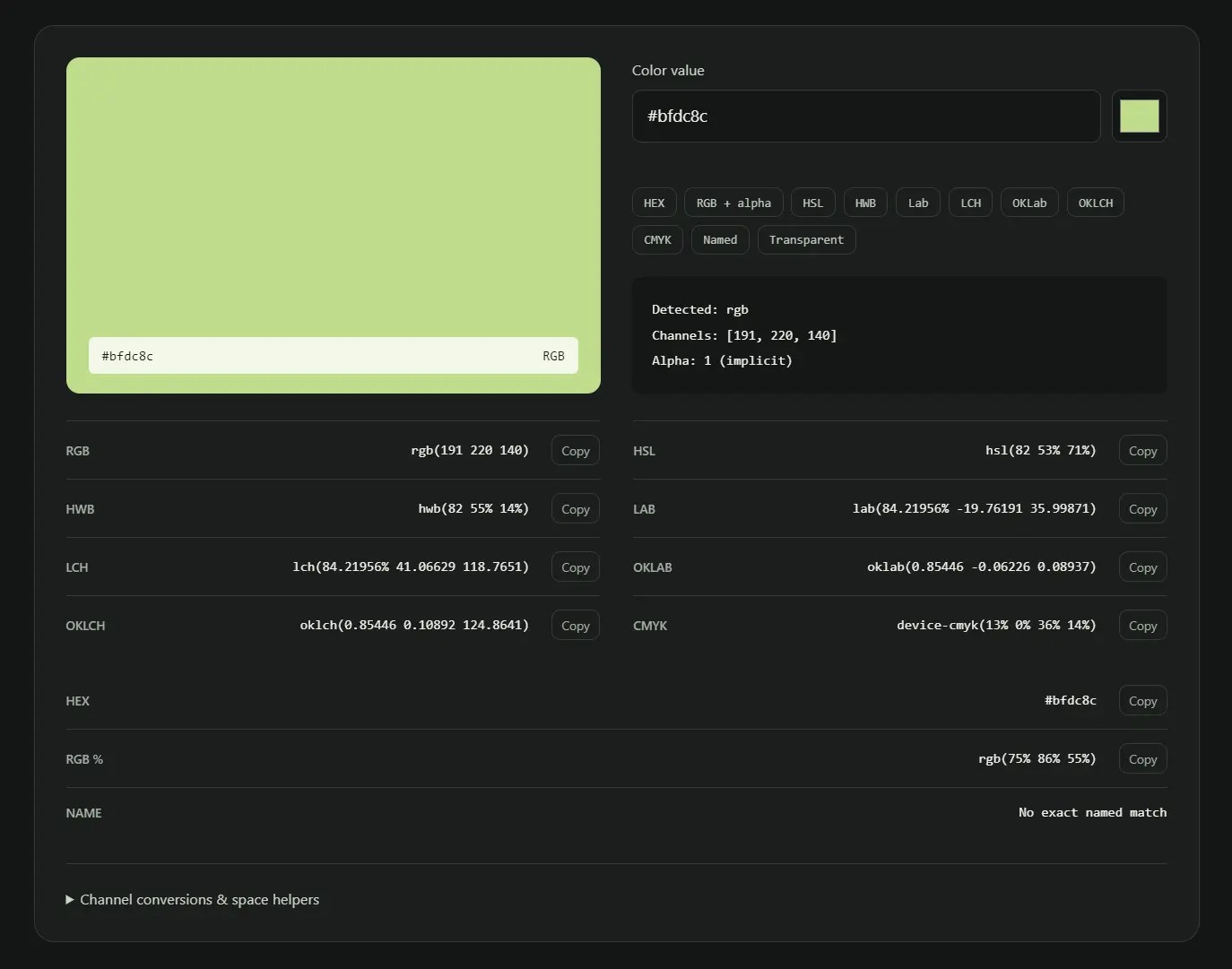 hueful: CSS Color Parsing and Conversion in JavaScript