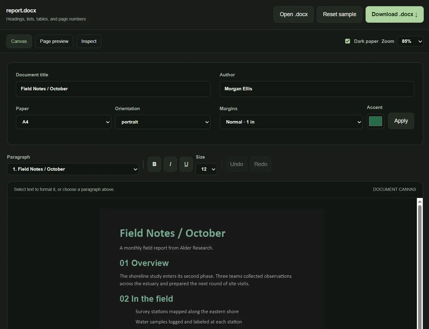 @office-kit/docx: Create and Edit Word Files in JS