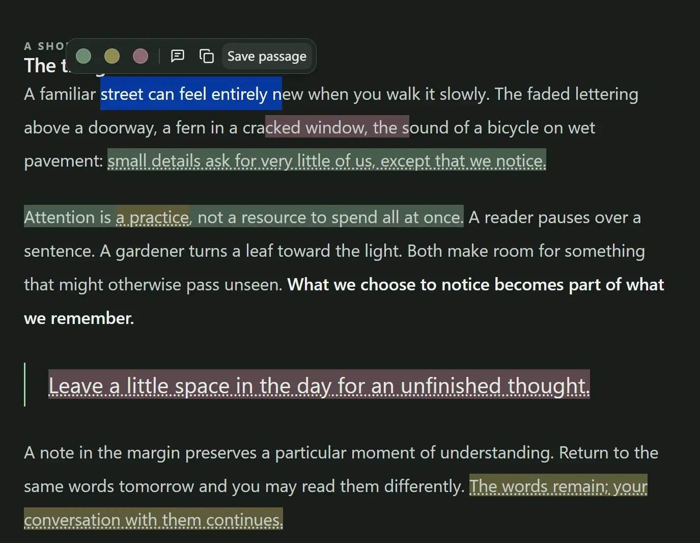 penciled: Persistent Text Highlights and Notes in JavaScript