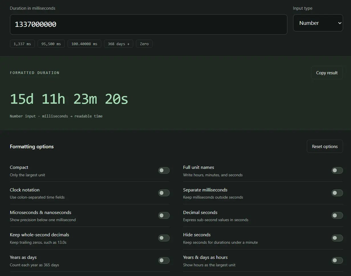 pretty-ms: Convert Milliseconds to Readable Time