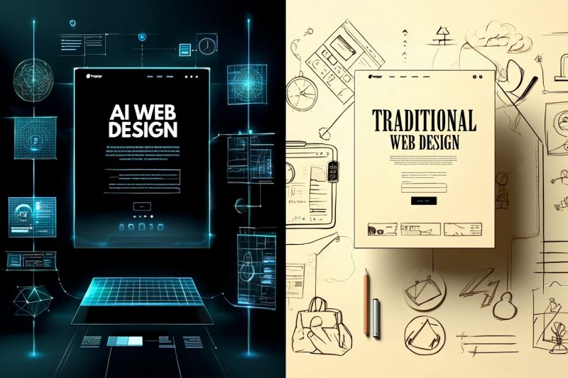 Ai Web Design Vs Conventional Differences - Dark Pictures - Modern Full HD Collection