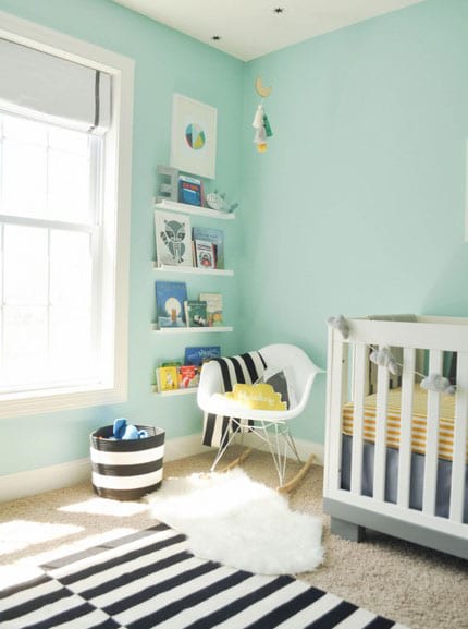 Ajouter à ma liste d'envies. Déco chambre bébé vert d'eau : 12 idées déco inspirantes