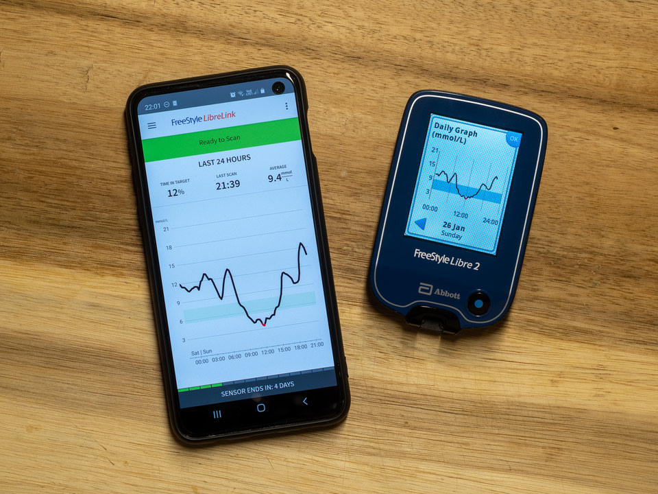 Reader battery life, 7 days of typical use ; Freestyle Libre Reader Device Versus The Librelink App