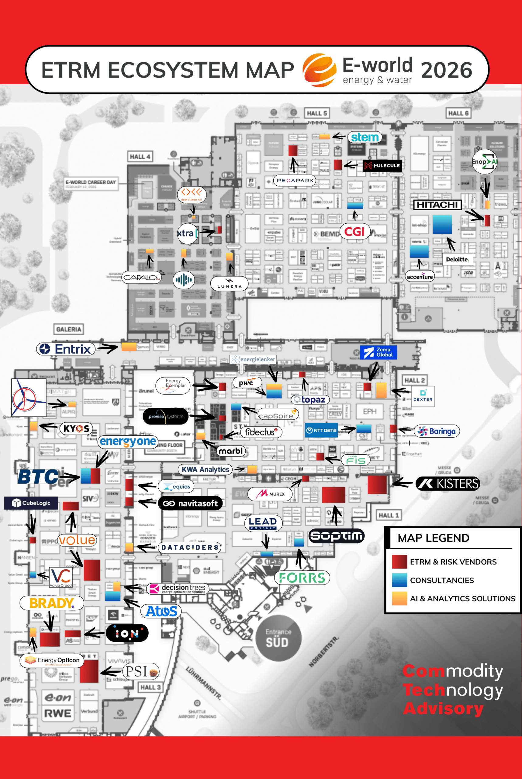 Navigating E World Energy Water The Only Map You Need CTRM Center ComTech E World 2026 Map Final Scaled 