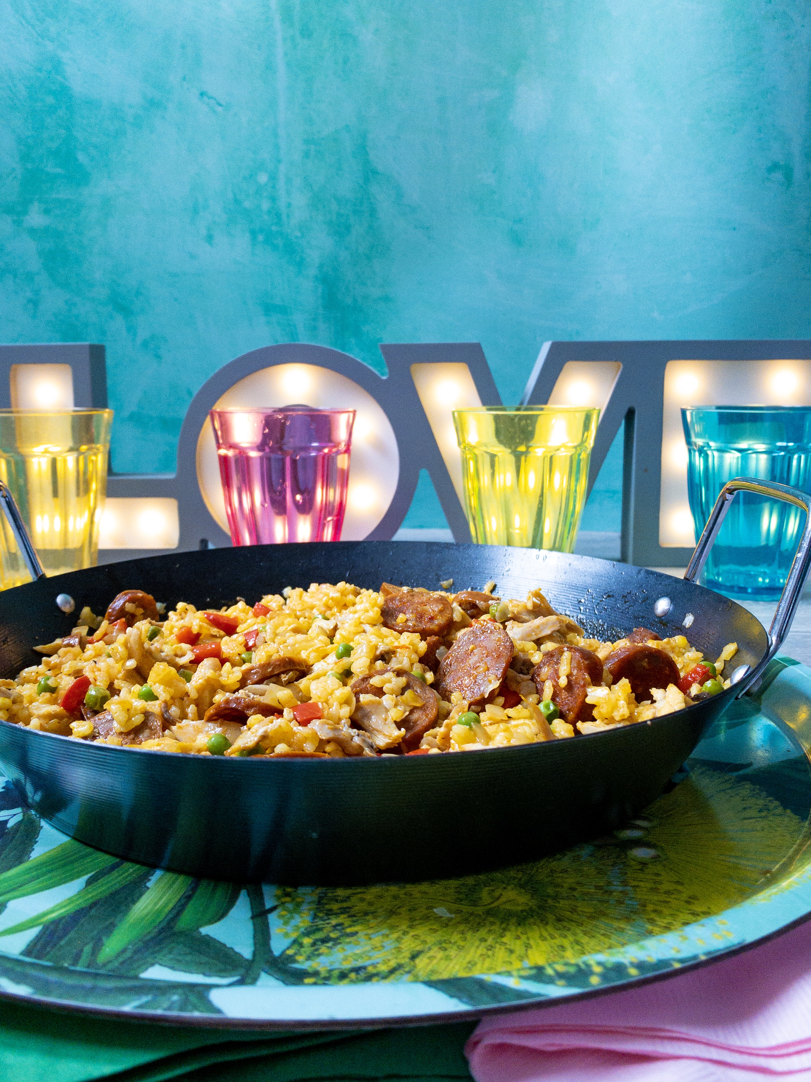 perfect summer supper pretenders paella from CUBBin the Kitchen