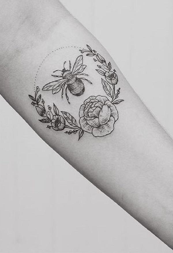 75 Cute Bee Tattoo Ideas | Cuded 878_x_600_jpg