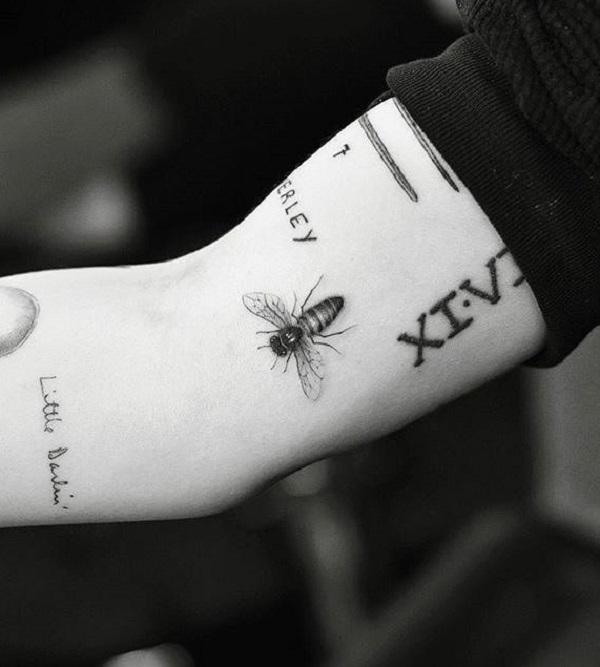 75 Cute Bee Tattoo Ideas | Cuded 667_x_600_jpg