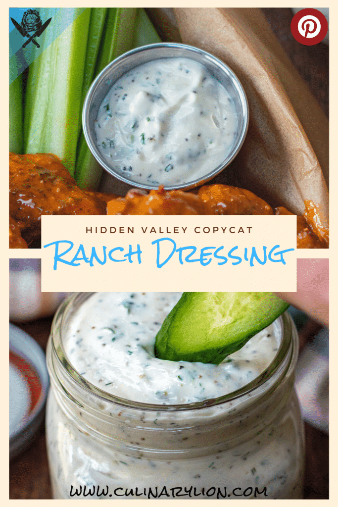 keto ranch dressing hidden valley copycat - culinary lion on keto ranch dressing recipe hidden valley