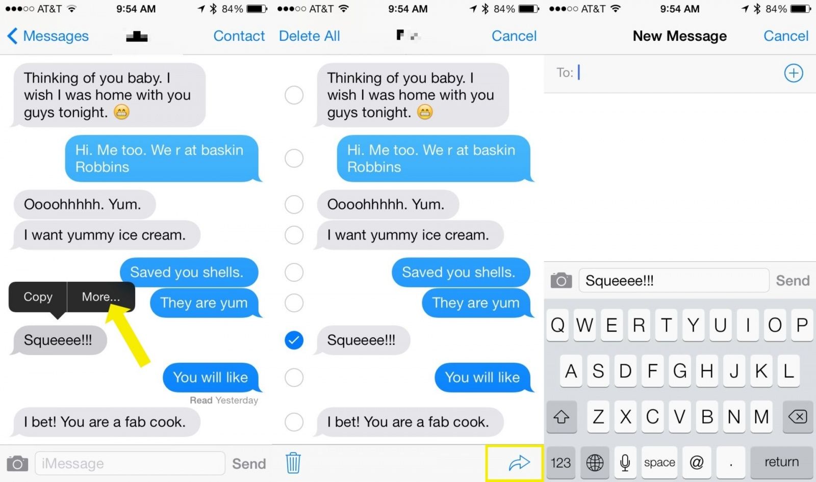 As the use of text messaging and internet communication increases, so does the use of sms language. How To Forward Or Share Messages From Your Iphone In Ios 7 Ios Tips Cult Of Mac