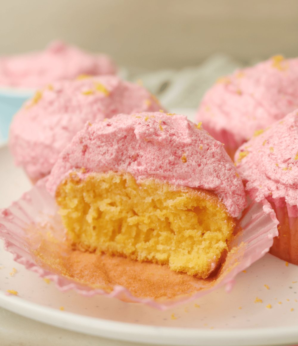 Raspberry Lemonade Cupcakes