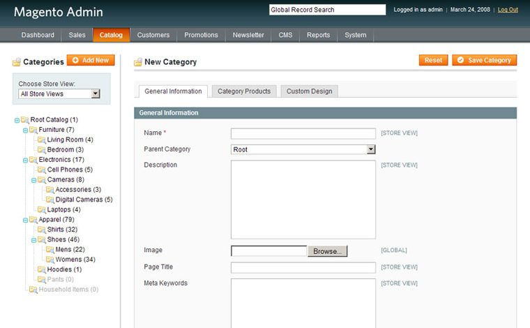 Magento  - magneto ecommerce