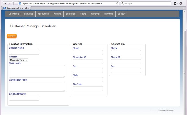 Customer Paradigm - Web Based Appointment Scheduling Php Software Open ...