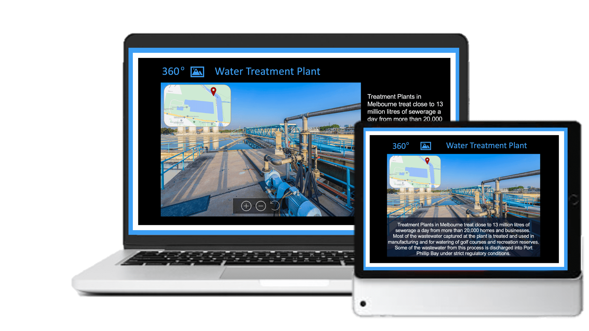 Water treatment eLearning example