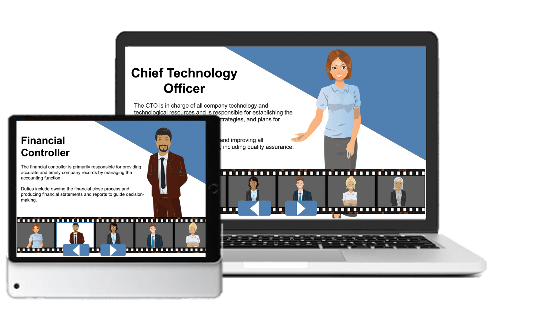 Orientation eLearning example