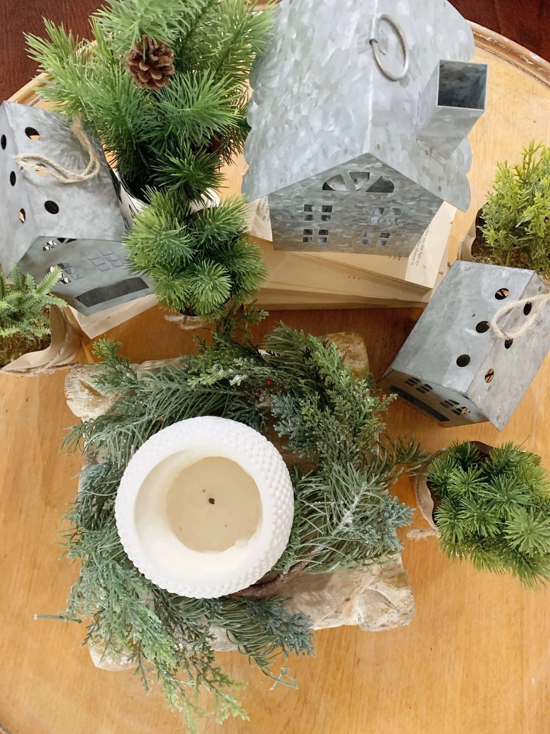 candle ring wreath