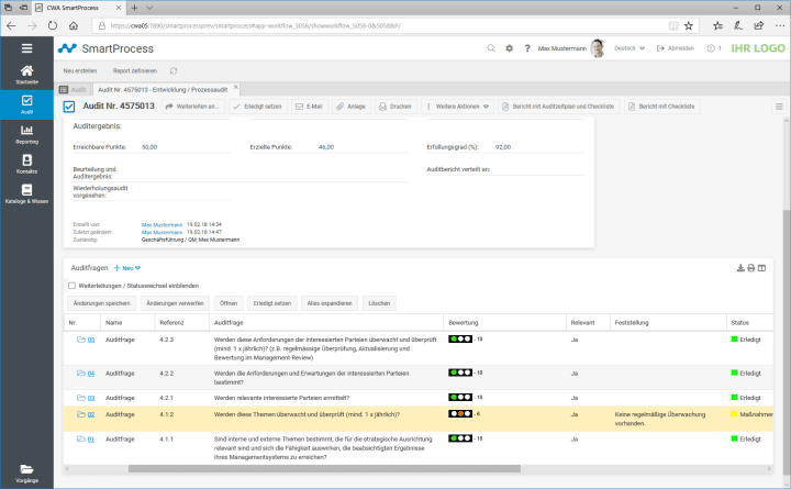 Internal audit software provides simple ways to conduct complex auditing. Audit Software Web Based Audit Software With Measures
