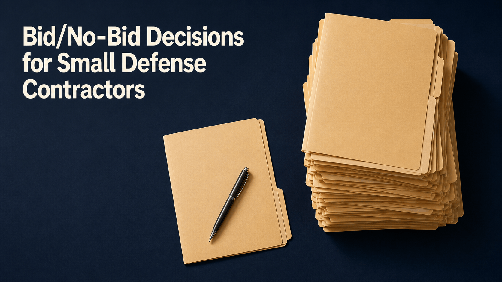 Bid/No-Bid Decisions for Small Defense Contractors