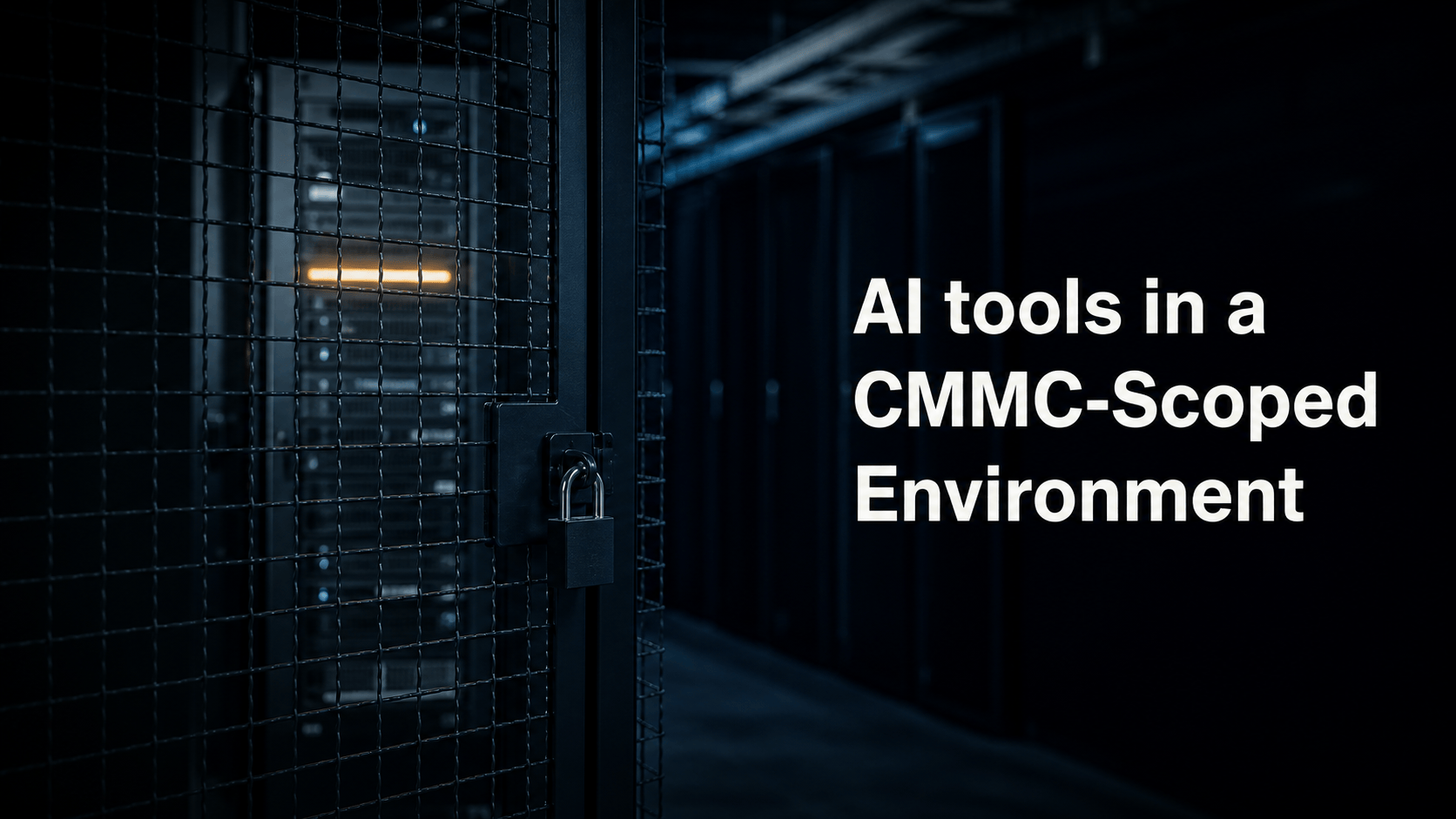 AI in a CMMC-Scoped Environment: What’s Actually Allowed