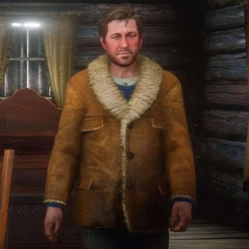 Red Dead Redemption 2 Jake Adler Shearling Jacket