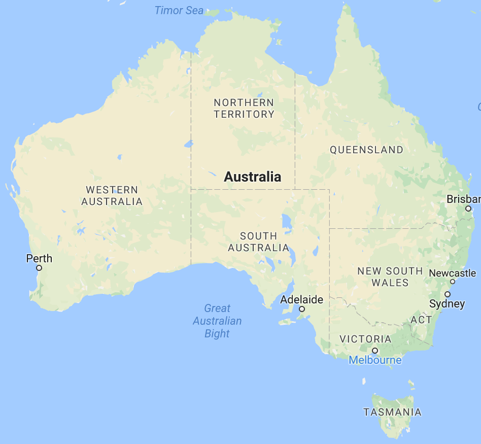 Google Earth Australia Satellite Map View Australia Google Maps 