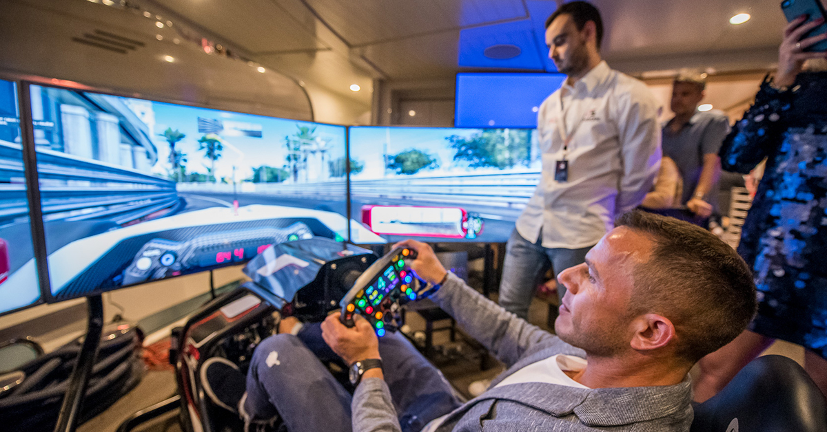 Sim Racing Race Box - Premium Geometric Background Gallery - 8K