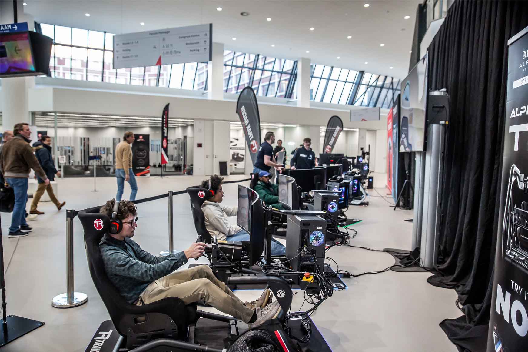 Sim Racing Community Linkedin - Professional Mountain Illustration - Retina