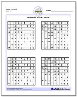 sudoku easy