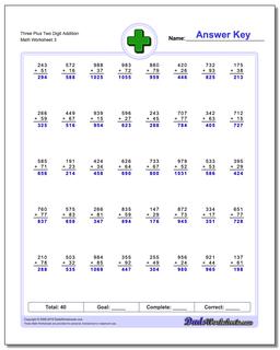 multi digit addition worksheets