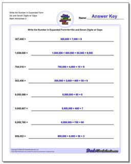 standard expanded and word form write numbers in word form