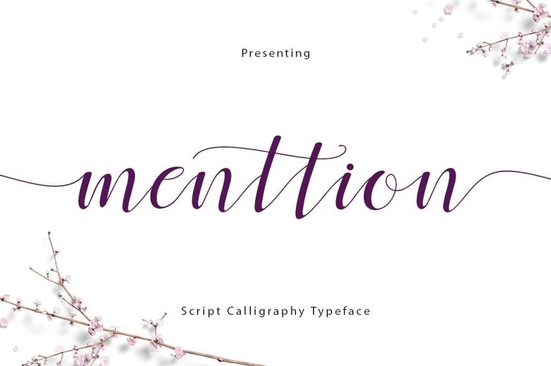 Menttion Script Font Free Dafont Free
