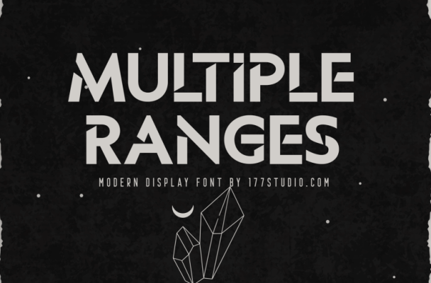 Multiple Ranges Display Font -1