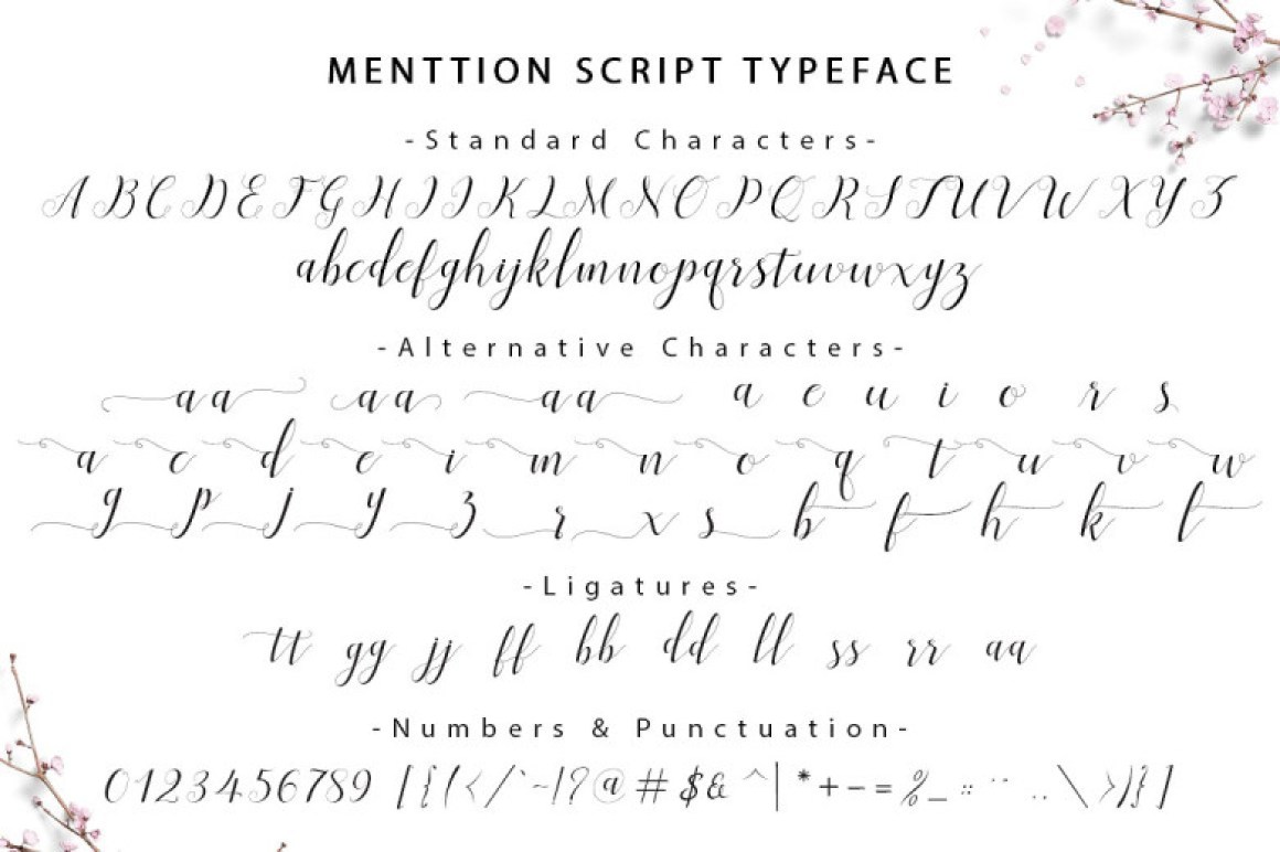 Menttion Script Font Free Dafont Free