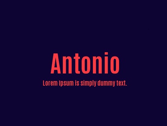 Antonio Font Dafont Free
