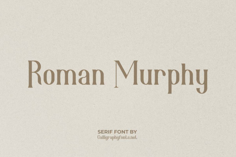 Roman Murphy Font - Dafont Free