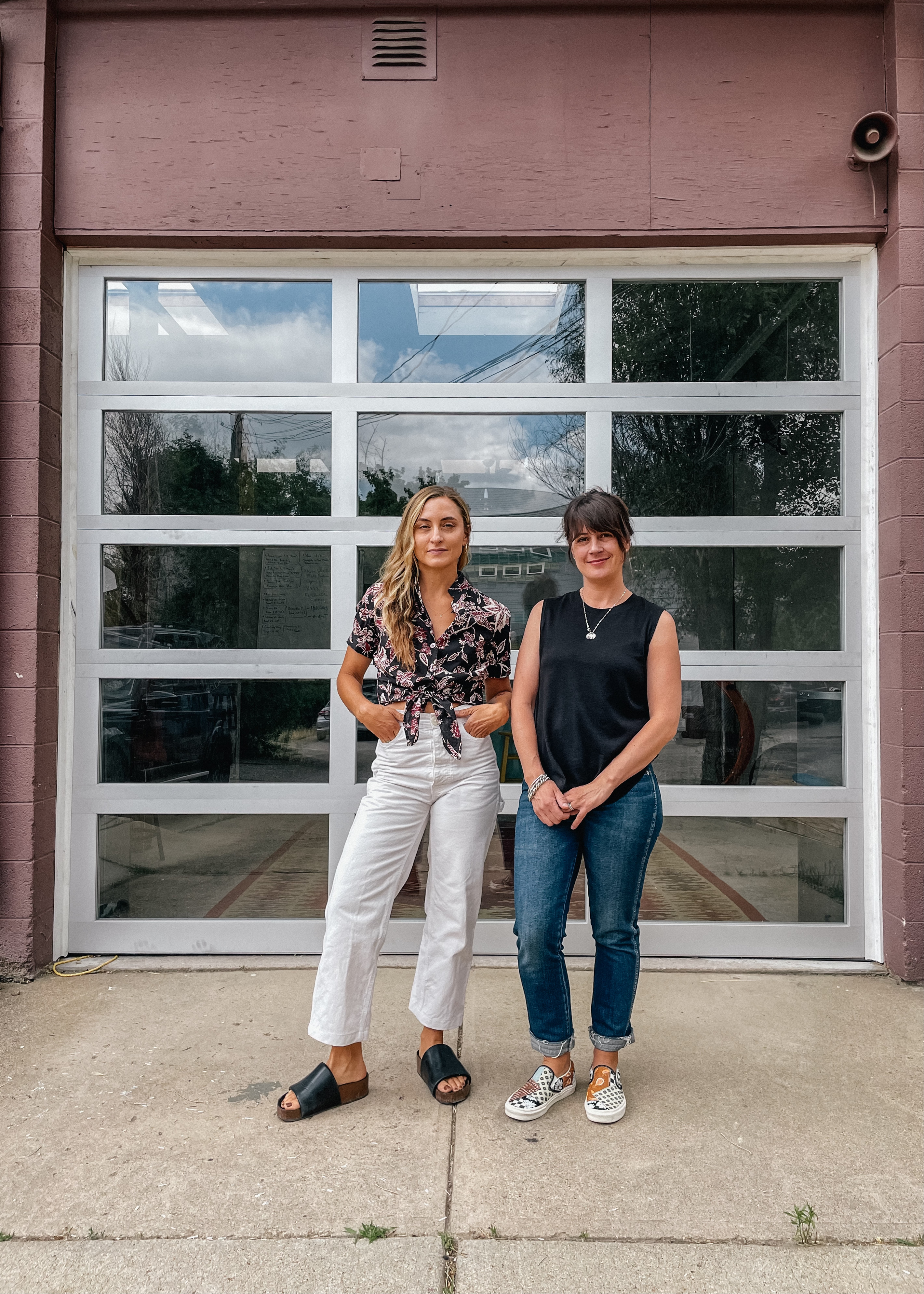 Co-founders of The Boulder Creative Collective, Addrienne Amato and Kelly Cope Russack. The art center closed in June 2022 following the sale of the building at 2208 Pearl St. in Boulder. (Mber Creative/Courtesy photo)