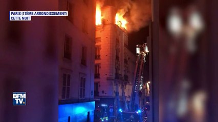 Paris Les Images Du Violent Incendie Cette Nuit Dans Un Immeuble D Habitation