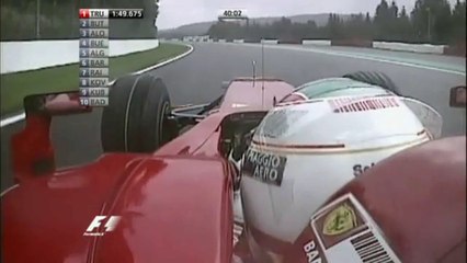 Watch Onboard With Ferrari S Luca Badoer At Spa In Wet