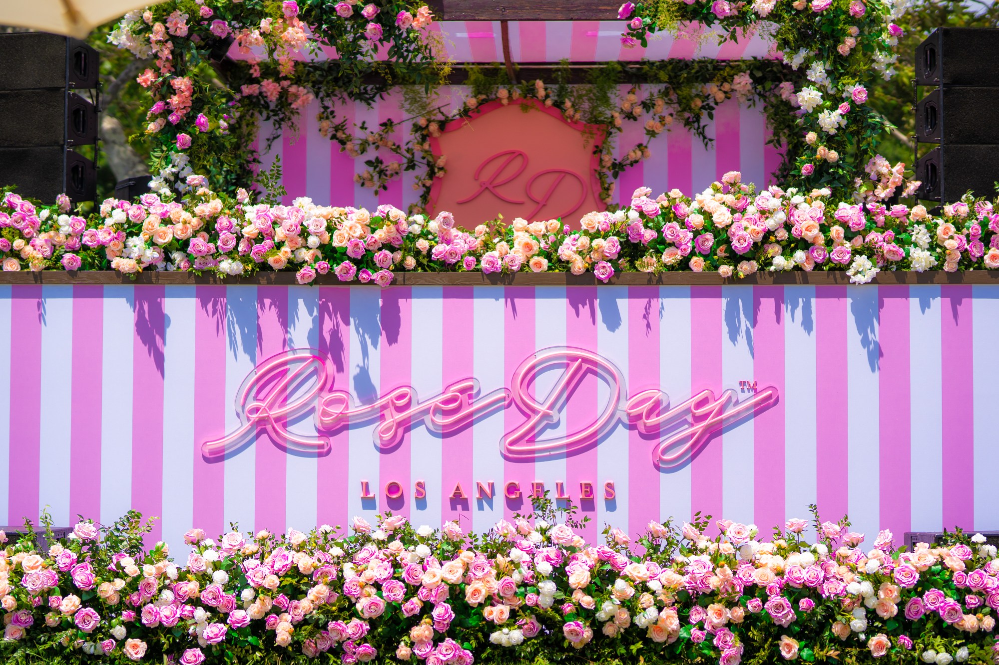 Rephrase single title from this title It’s raining pink wine and flower petals on Rosé Day in Los Angeles – Daily News . And it must return only title i dont want any extra information or introductory text with title e.g: ” Here is a single title:”