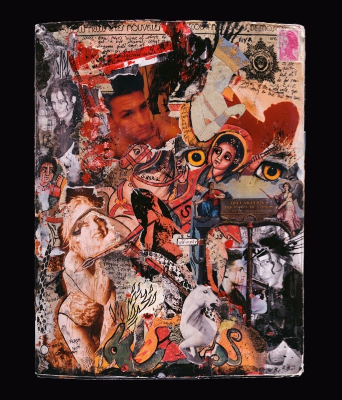 THE JOURNALS OF DAN ELDON/ダン・エルドン コラージュ コラージュアート The Journals of Dan Eldon - メルカリ