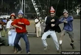 dan dancing GIF