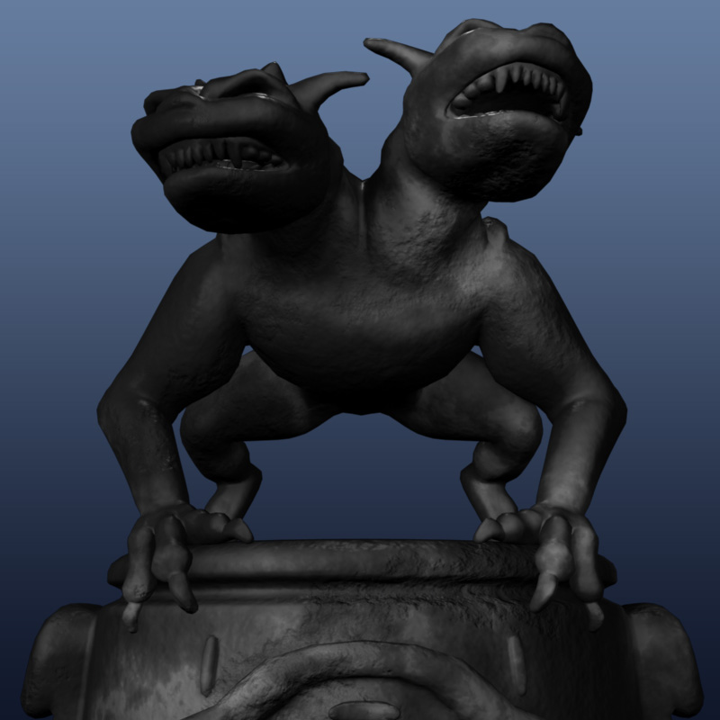 Pawn black - 3D modelling - Maya