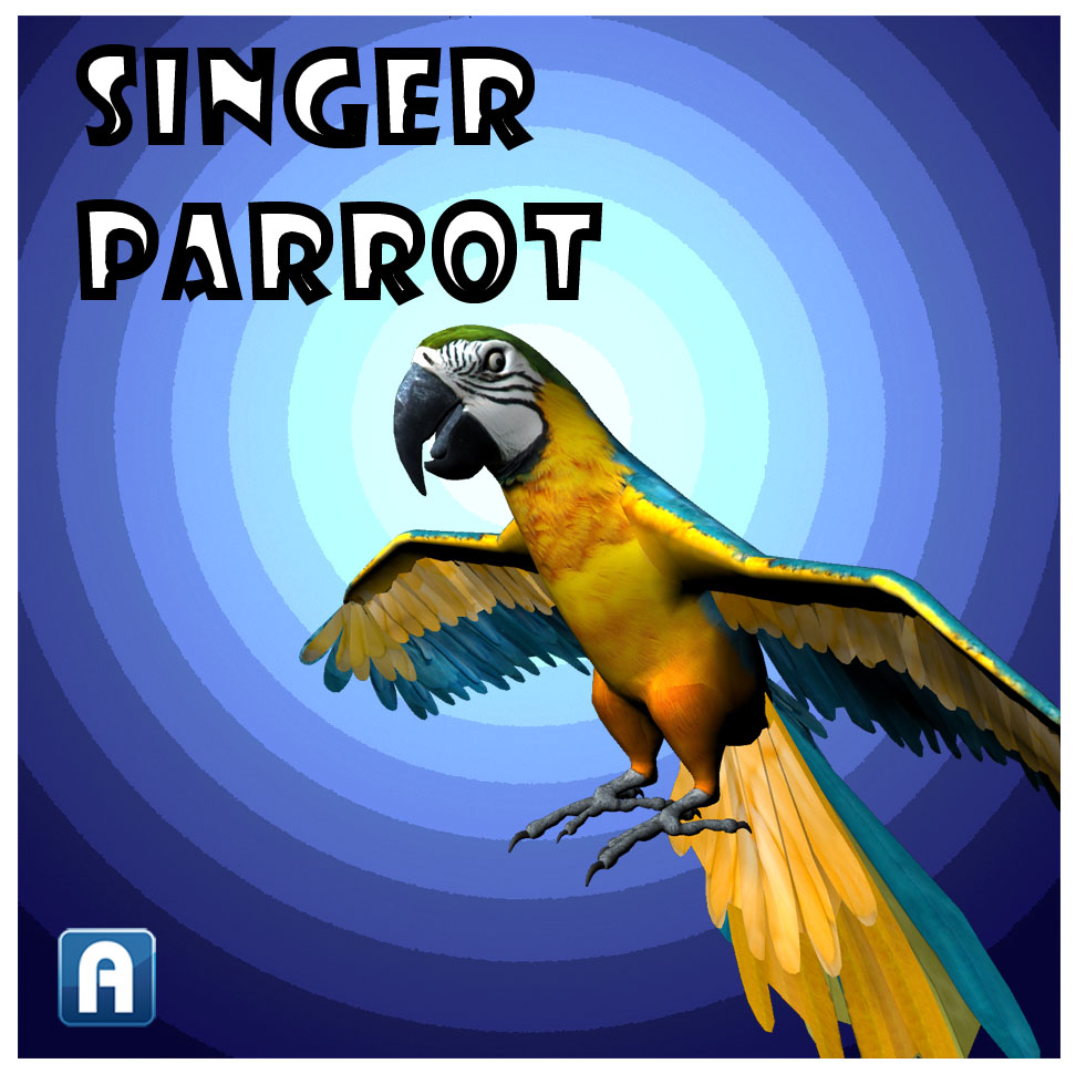 Singer Parrot on Aurasma | Daniele Olivieri